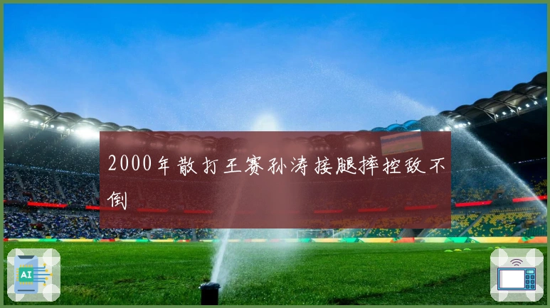 2000年散打王赛孙涛接腿摔控敌不倒